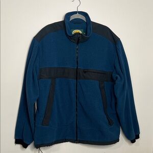 Blue and Black Fleece Jacket Cabelas outdoor fleece Canadian wear